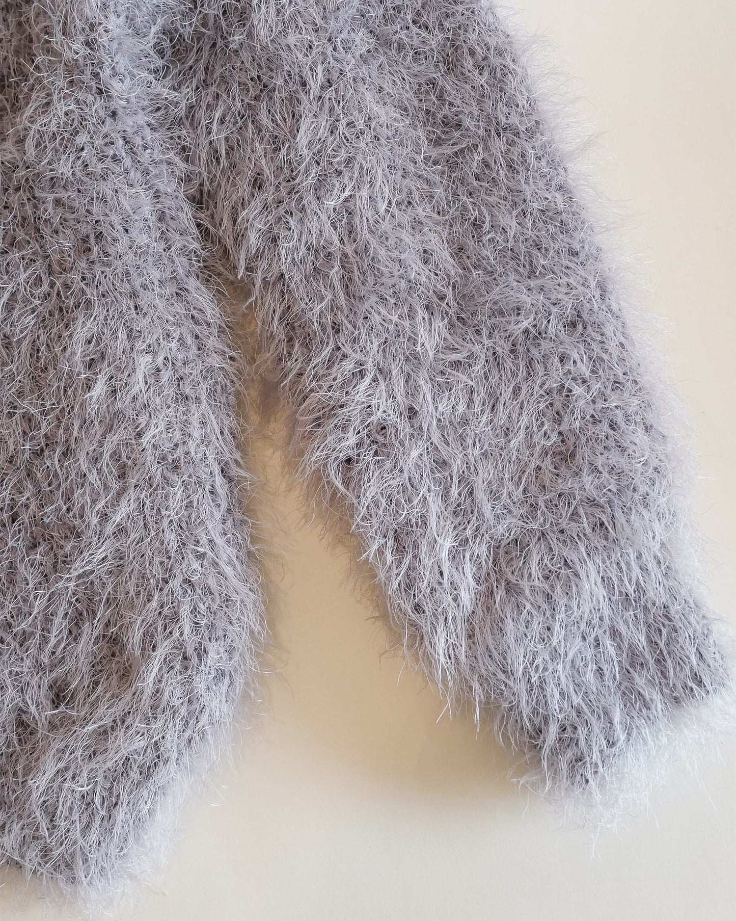 2wayルーズシャギーニットカーディガン