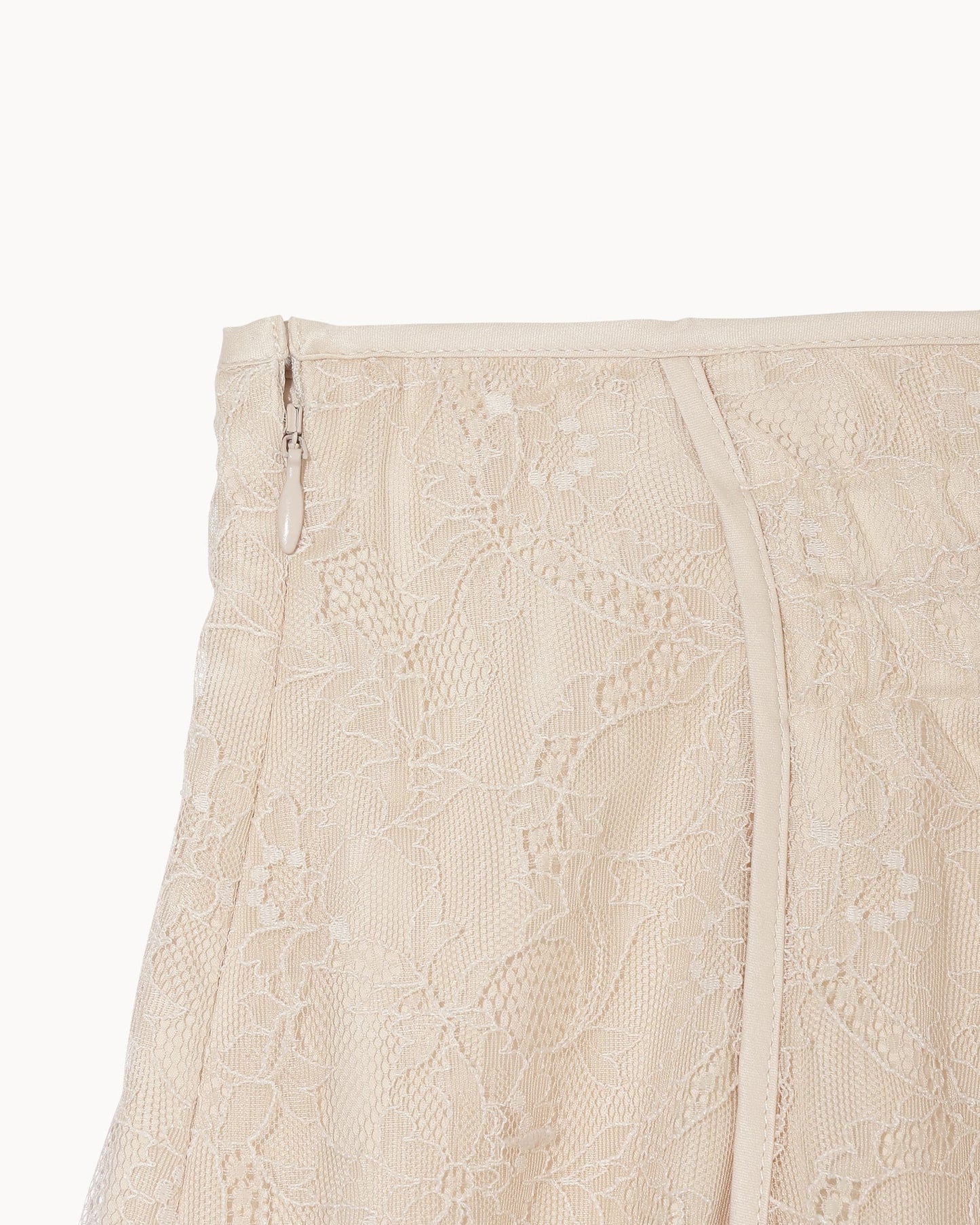 パイピングレースマーメイドフレアスカート