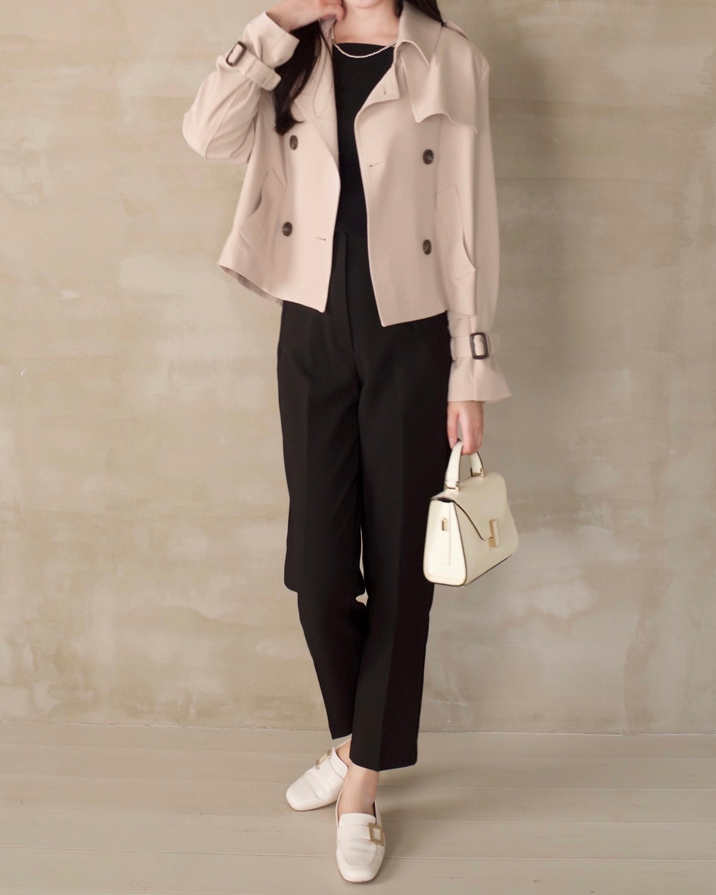 ショートトレンチジャケット