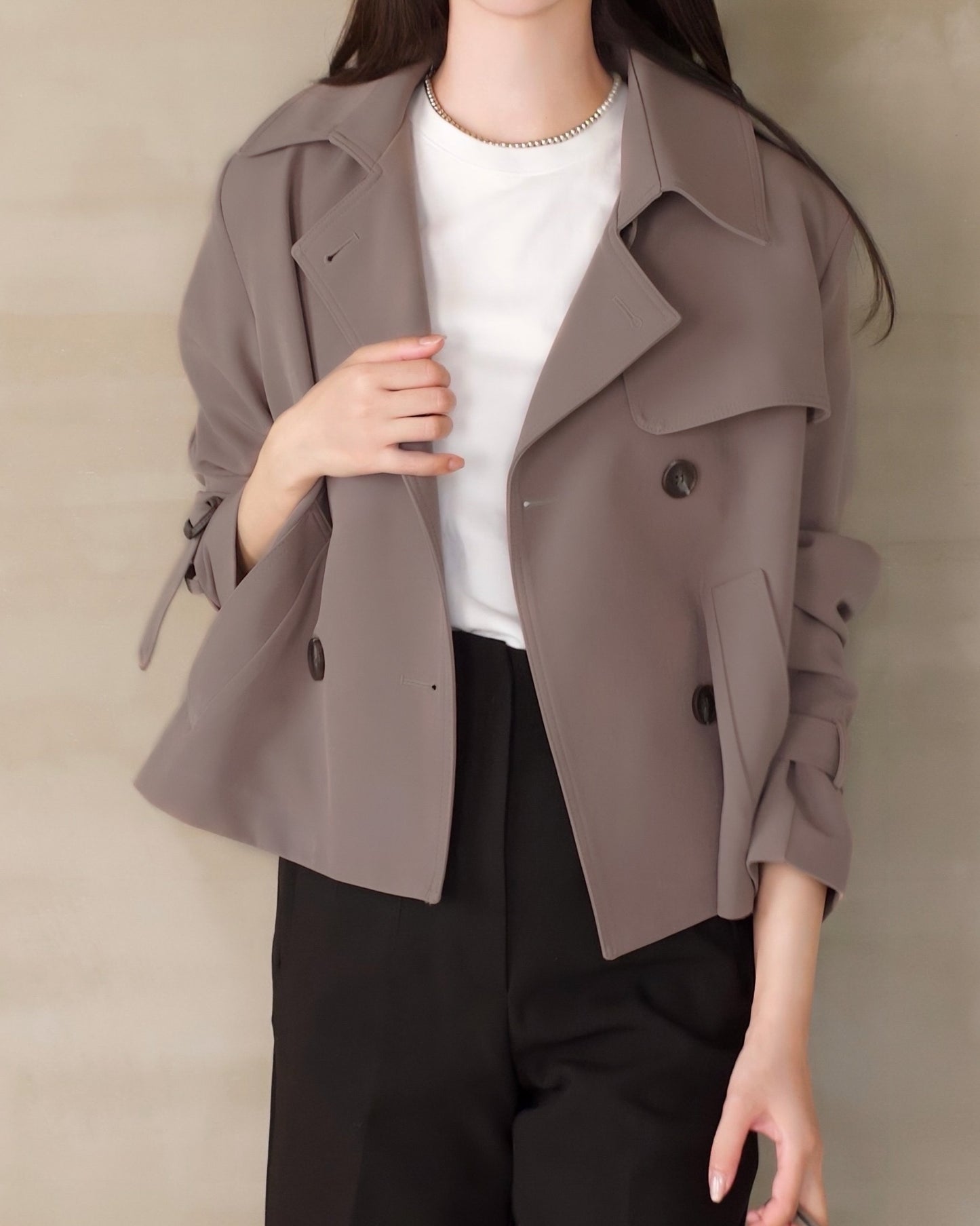 ショートトレンチジャケット