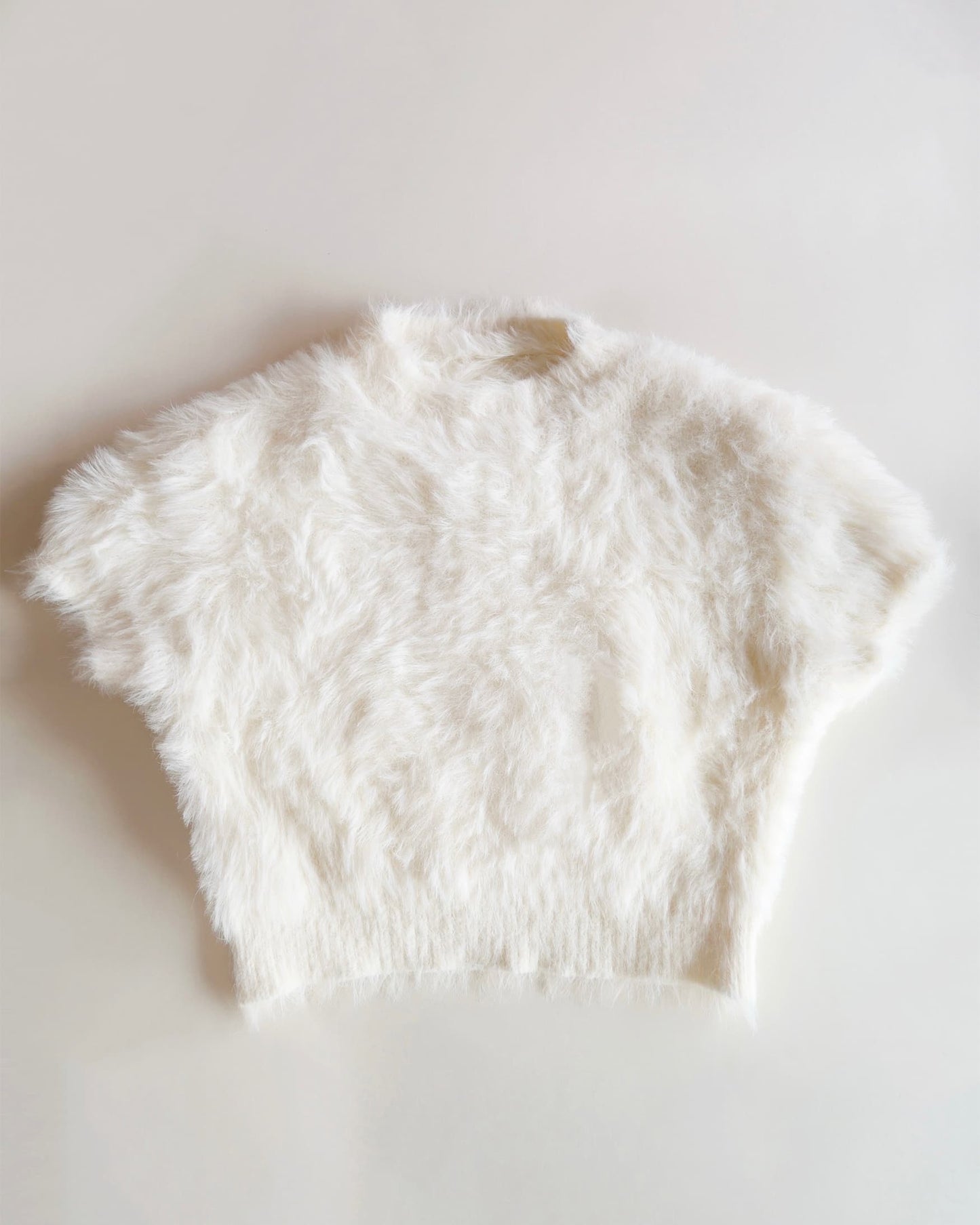 シャギーショートニットプルオーバー