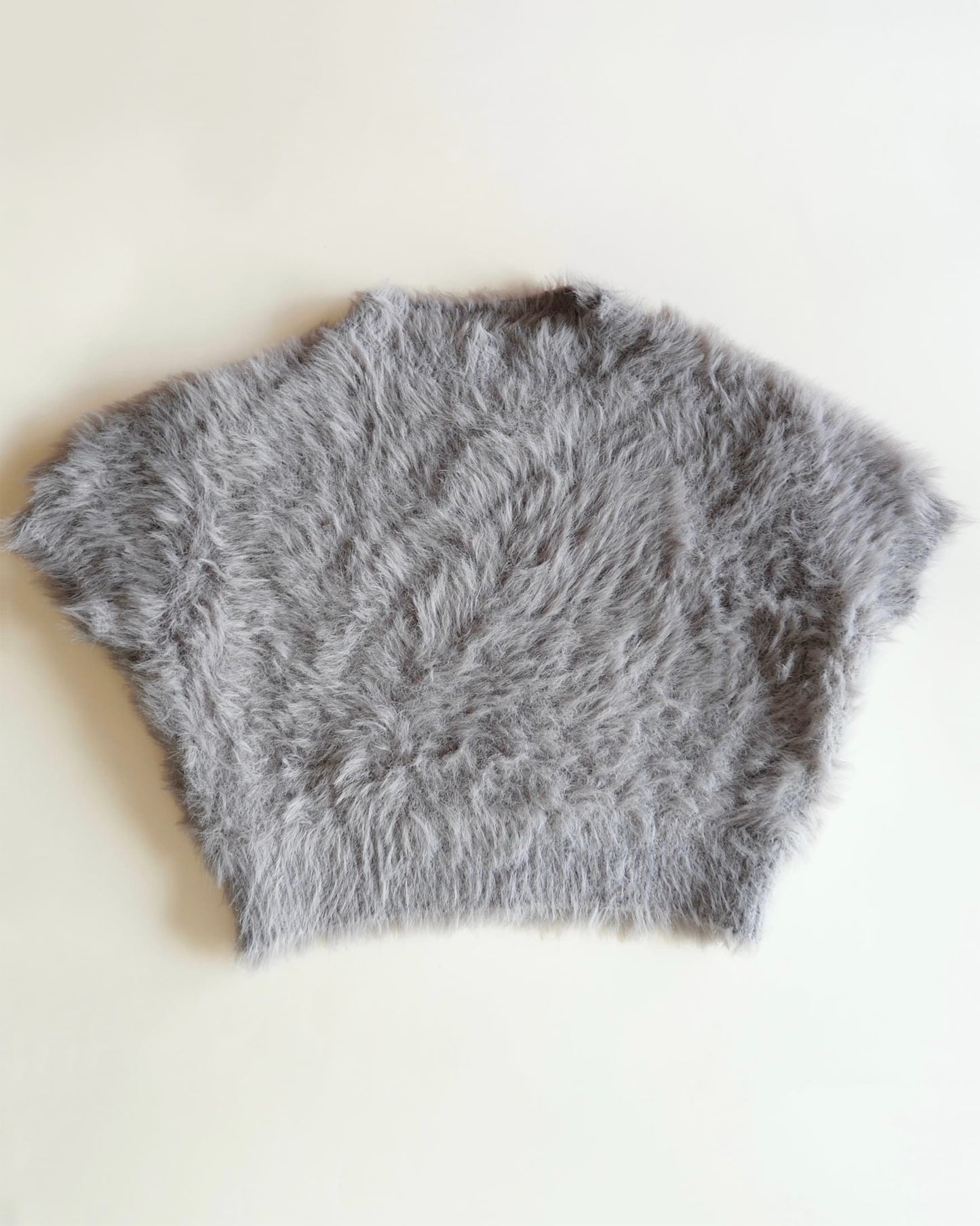 シャギーショートニットプルオーバー