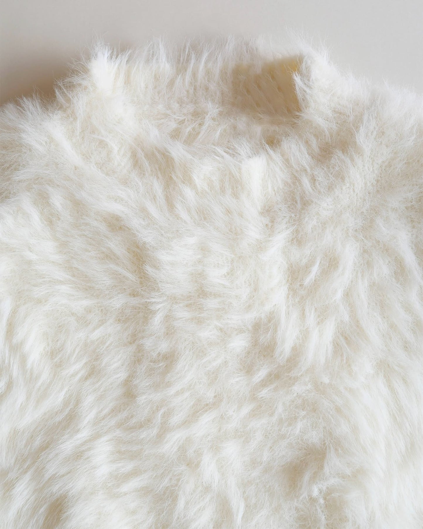 シャギーショートニットプルオーバー