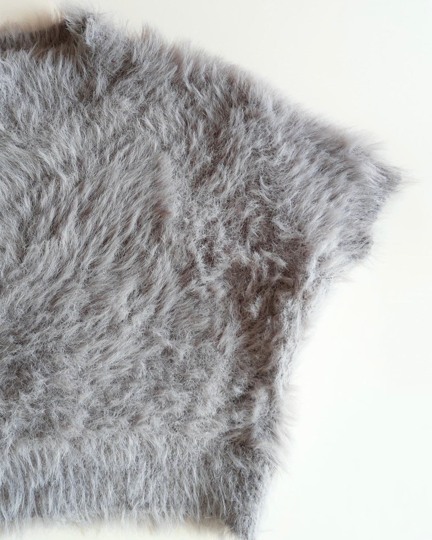 シャギーショートニットプルオーバー