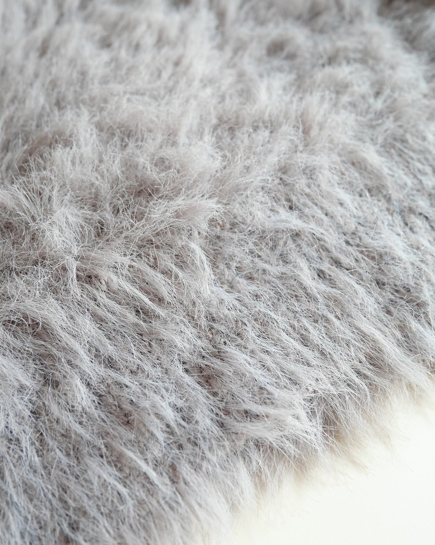 シャギーショートニットプルオーバー