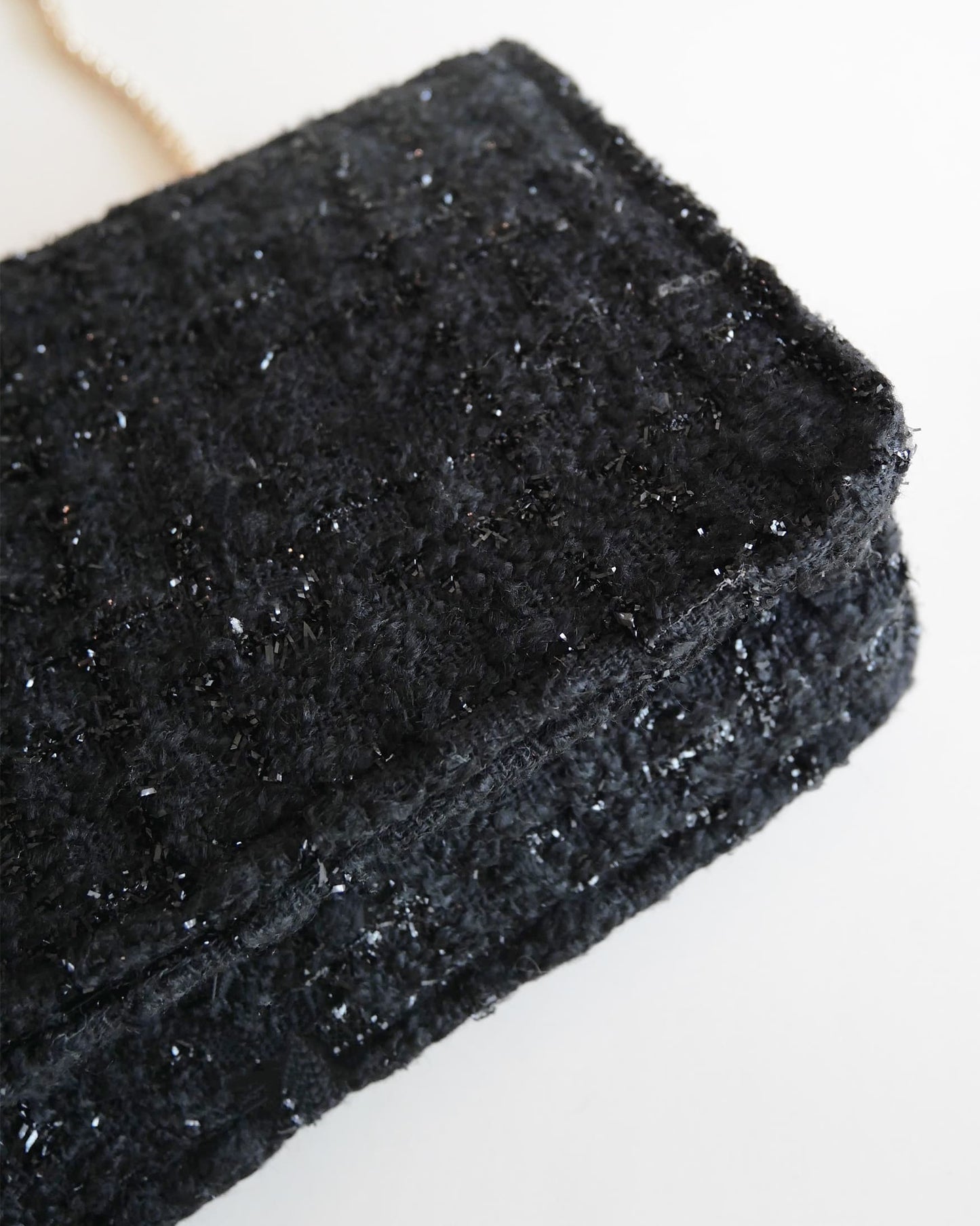 ラメツイードチェーンバッグ