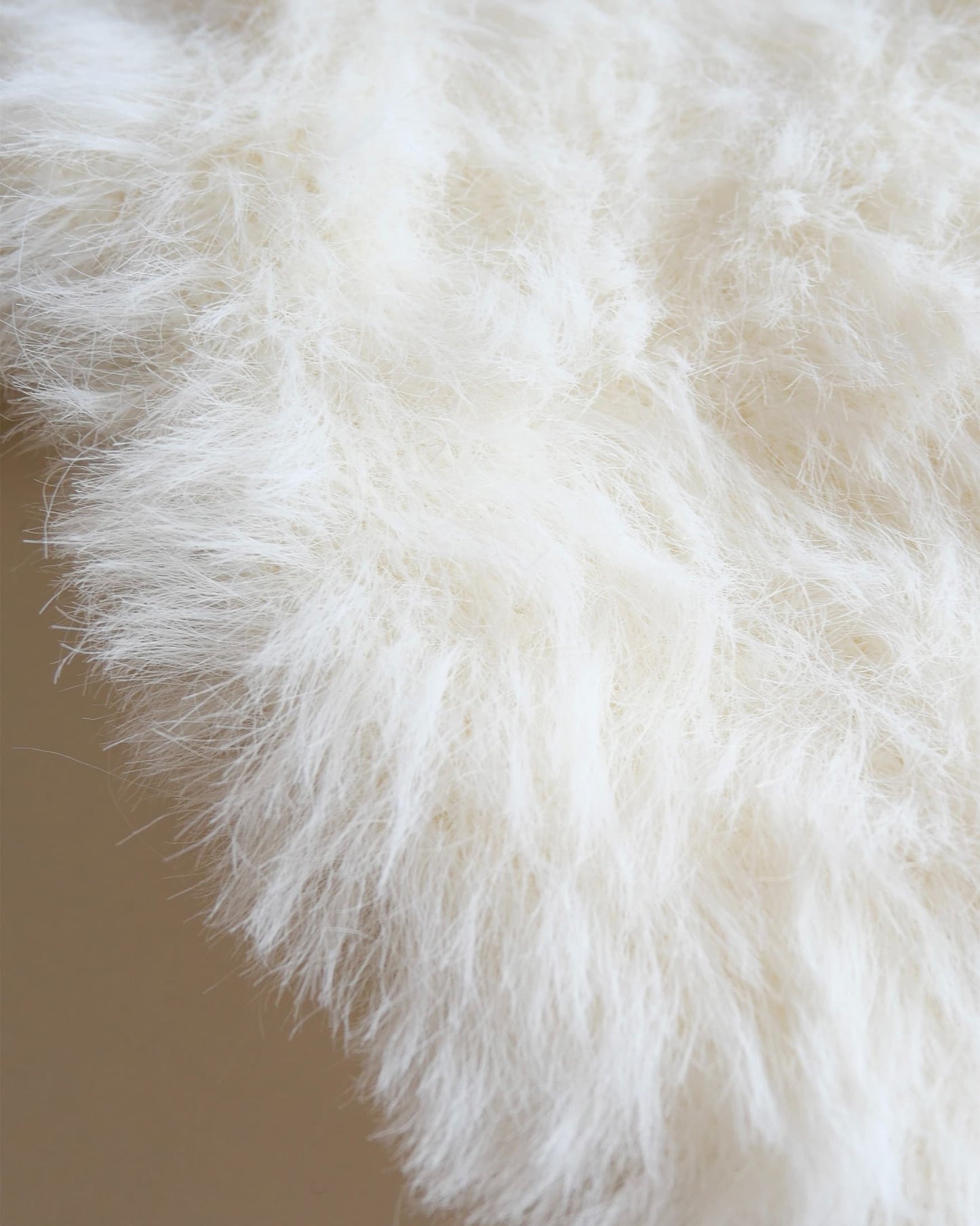 シャギーショートニットプルオーバー