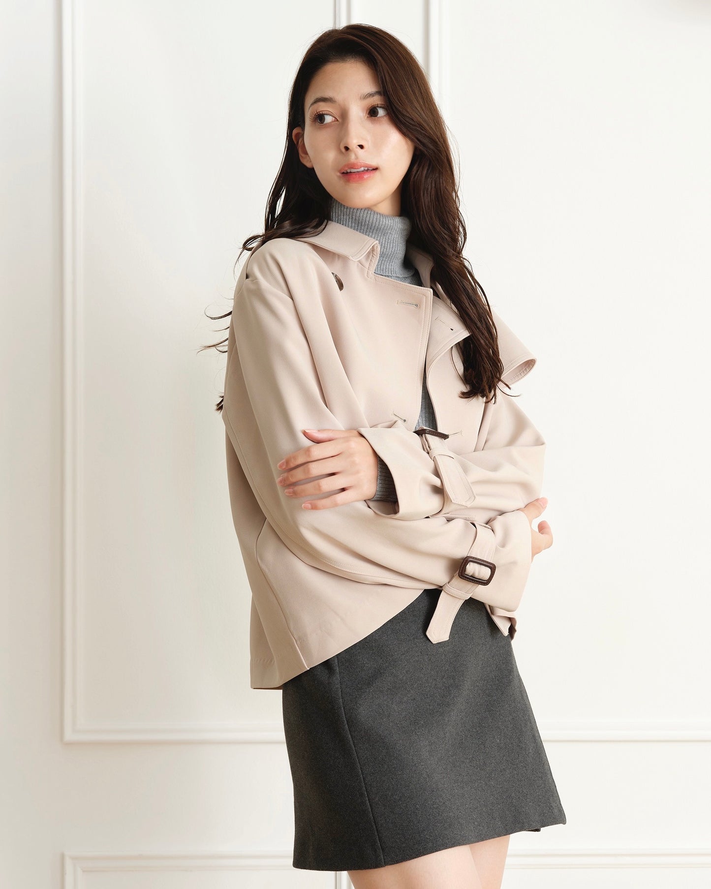 ショートトレンチジャケット