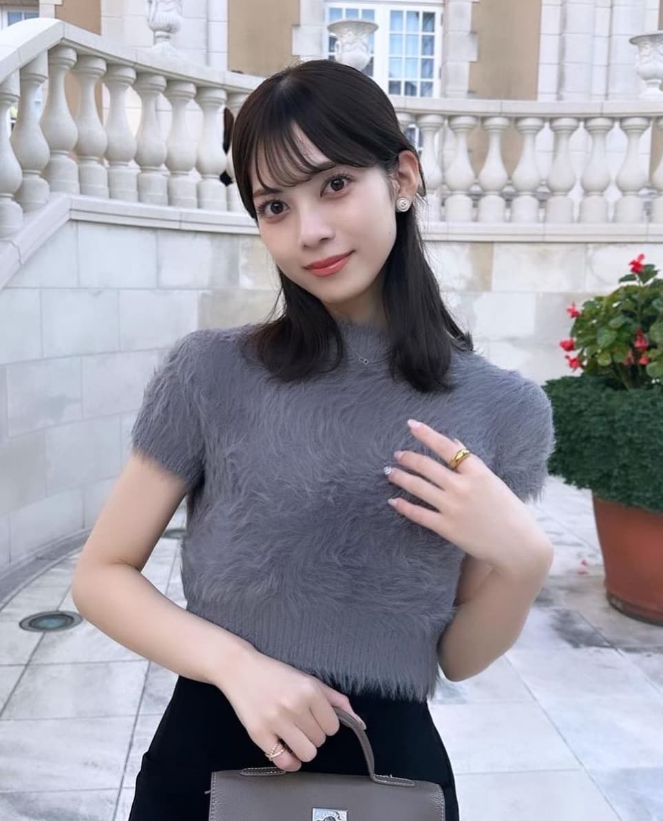 シャギーショートニットプルオーバー