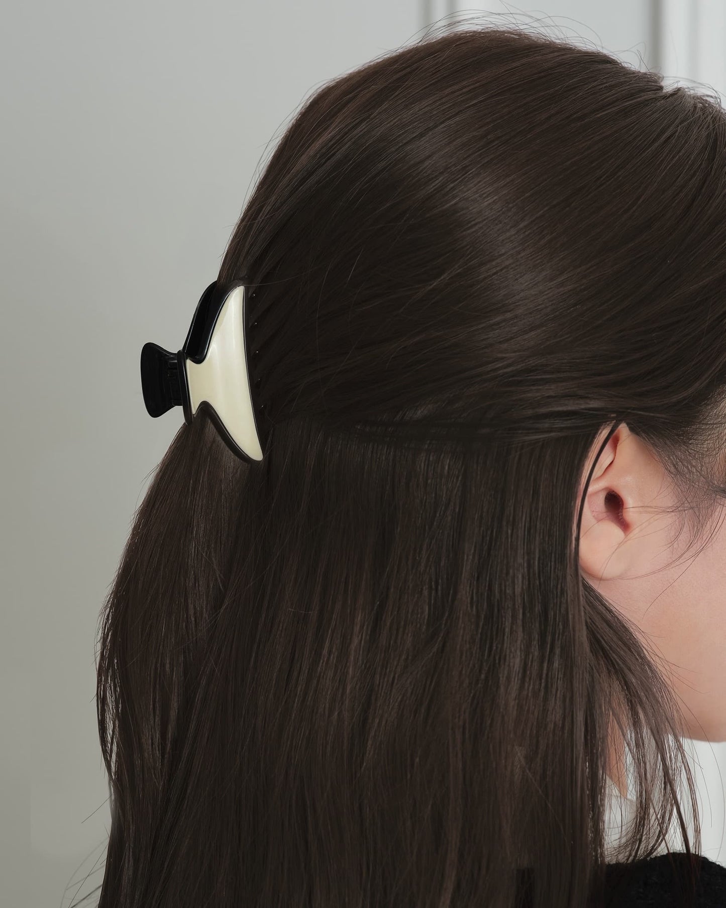 【Made in France】バイカラーミニヘアクリップ