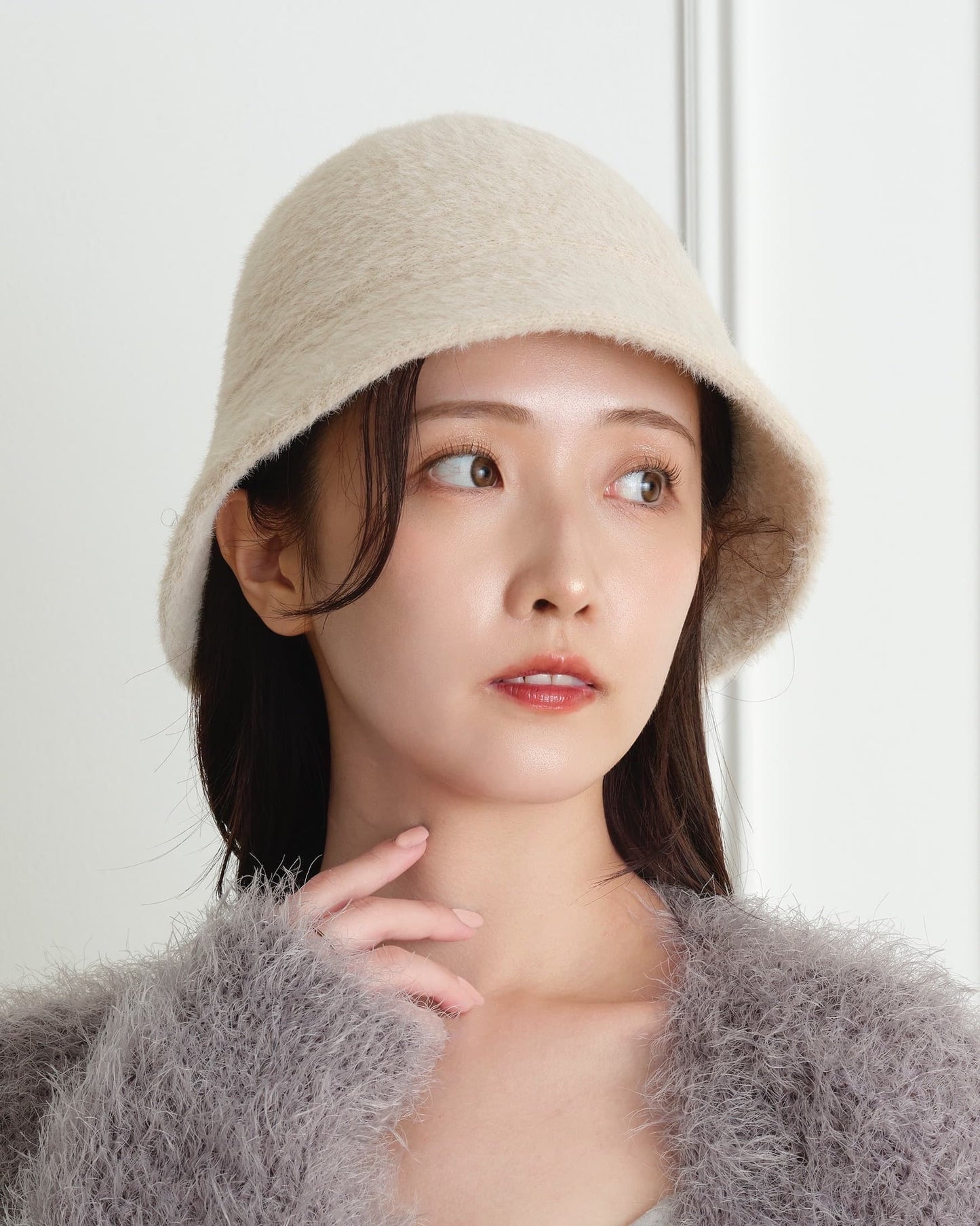 シャギーバケットハット