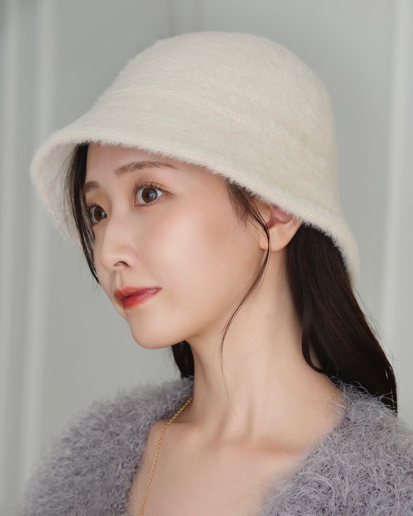 シャギーバケットハット